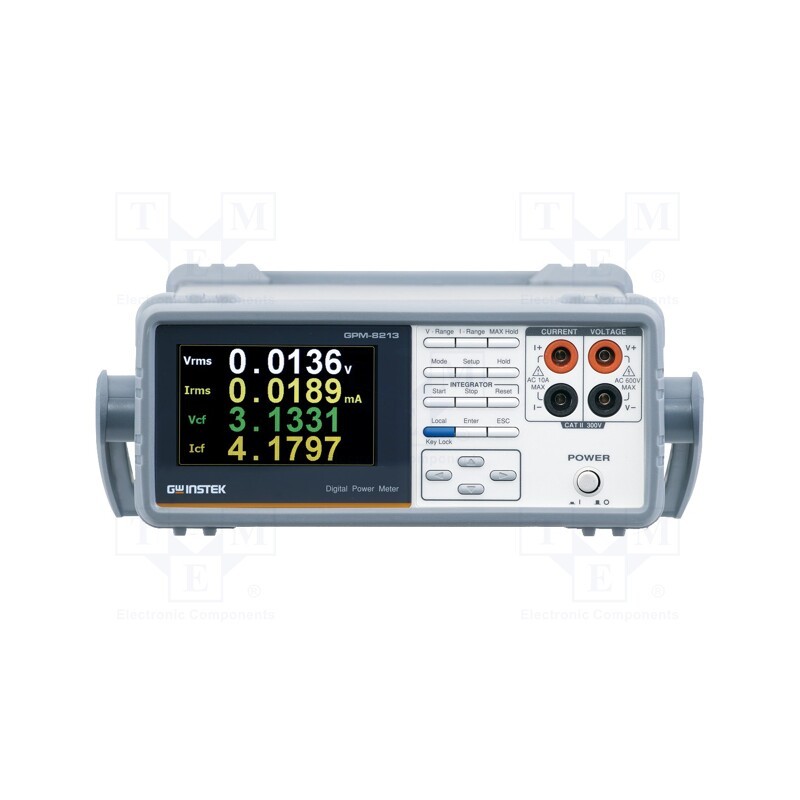 1 pcs x GW INSTEK - GPM-8213 - Meter: power, LCD TFT 4', True RMS, 25A, 700V, 100÷240VAC