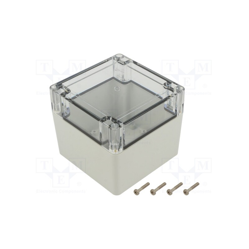 1 pcs x KRADEX - ZP105.105.90SJP TM ABS-PC - Enclosure: multipurpose, X: 105mm, Y: 105mm, Z: 90mm, ZP, ABS, IP67