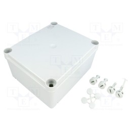 1 pcs x ABB - 1SL0854A00 - Enclosure: multipurpose, X: 137mm, Y: 160mm, Z: 77mm, grey, IP55