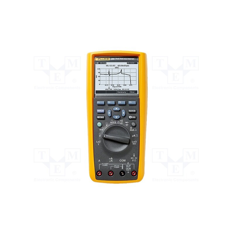 1 pcs x FLUKE - FLUKE 289 - Digital multimeter, colour,LCD TFT 2,2', (50000), 320x240, 1÷99%