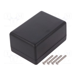 1 pcs x HAMMOND - 1594BWBK - Enclosure: multipurpose, X: 56mm, Y: 81mm, Z: 40mm, 1594, ABS, black