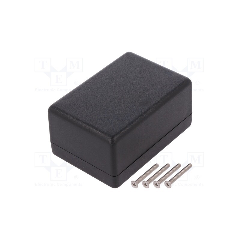 1 pcs x HAMMOND - 1594BWBK - Enclosure: multipurpose, X: 56mm, Y: 81mm, Z: 40mm, 1594, ABS, black