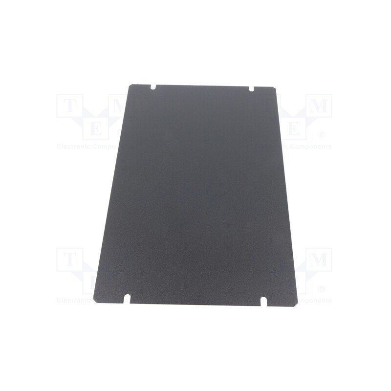 1 pcs x HAMMOND - 1431-16BK3 - Mounting plate, steel, Series: 1441, black