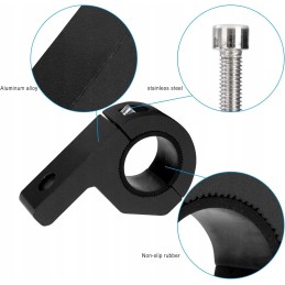 2x universal lamp holder, mounting on a 19-32 mm pipe