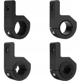 2x universal lamp holder, mounting on a 19-32 mm pipe