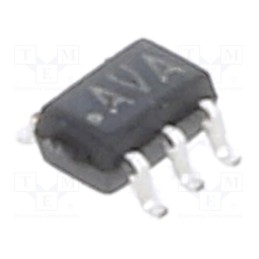 1 pcs x TEXAS INSTRUMENTS - LMV611MGX/NOPB - IC: operational amplifier, 1.5MHz, 1.8÷5.5V, Ch: 1, SC70-5, IB: 14nA
