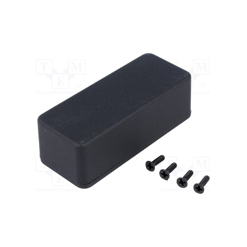 1 pcs x HAMMOND - 1590ABK - Enclosure: multipurpose, X: 39mm, Y: 93mm, Z: 31mm, 1590, aluminium
