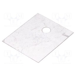 10 pcs x FISCHER ELEKTRONIK - GS 3 P SL - Heat transfer pad: mica, TOP3, 0.4K/W, L: 20.5mm, W: 17.5mm