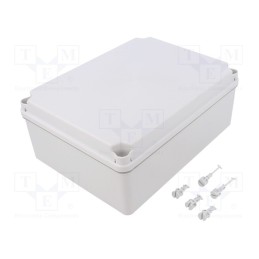 1 pcs x PCE - EL231 - Enclosure: multipurpose, X: 185mm, Y: 245mm, Z: 95mm, light grey