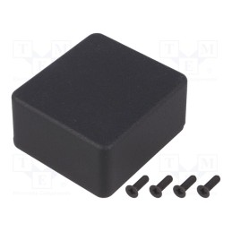 1 pcs x HAMMOND - 1550QBK - Enclosure: multipurpose, X: 55mm, Y: 60mm, Z: 30mm, 1550, aluminium
