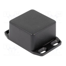 1 pcs x HAMMOND - 1590LBFLBK - Enclosure: multipurpose, X: 51mm, Y: 51mm, Z: 31mm, with fixing lugs