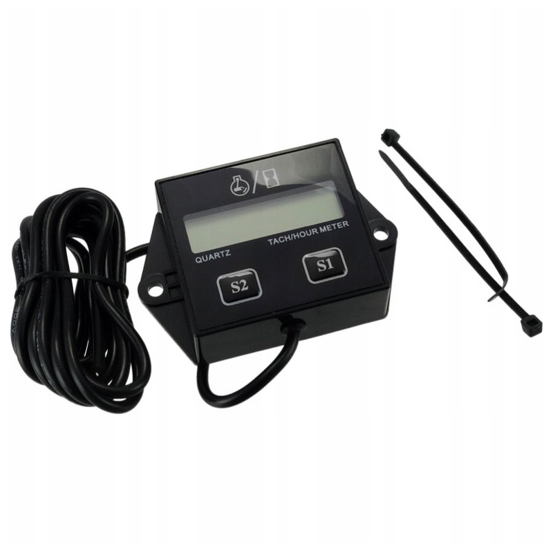Hour meter, tachometer, lawn mower, motorcycles