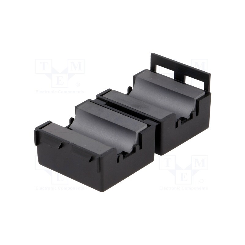 1 pcs x FERROCORE - FLF-130B - Ferrite: two-piece, on round cable, Ø: 13mm, 105Ω, A: 32.5mm, B: 30mm