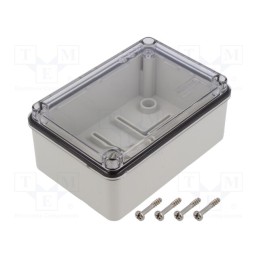 1 pcs x SCAME - 686.225 - Enclosure: multipurpose, X: 88mm, Y: 128mm, Z: 59mm, SCABOX, grey