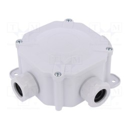 1 pcs x PAWBOL - A.0036 - Enclosure: junction box, X: 97mm, Y: 97mm, Z: 47mm, wall mount, IP67