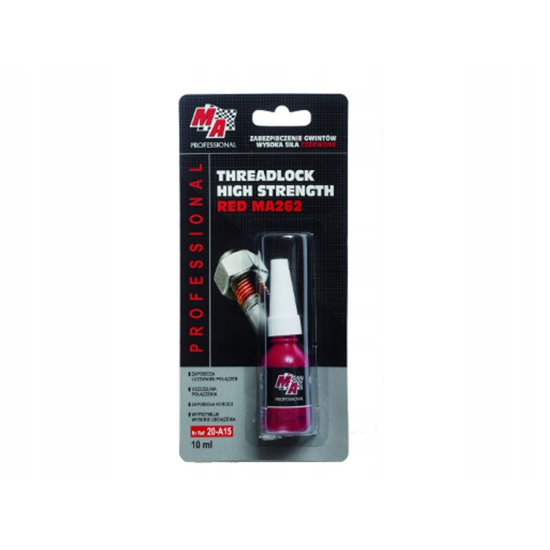 Amtra thread glue high strength red 10ml