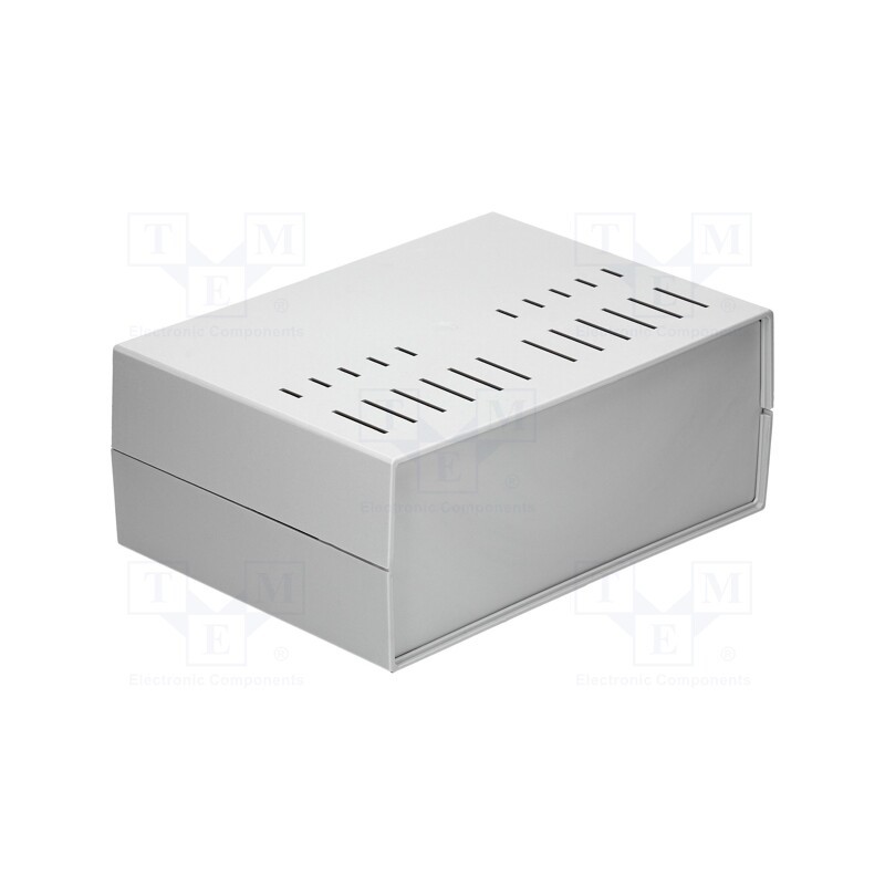 1 pcs x KRADEX - Z39WJ - Enclosure: with panel, vented, X: 294mm, Y: 217mm, Z: 120mm, grey