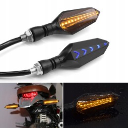 LED turn signals dynamic floating DRL stop