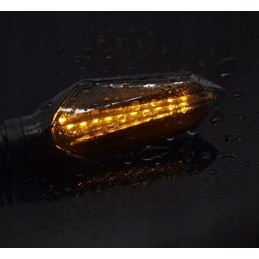 LED turn signals dynamic floating DRL stop