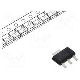 1 pcs x TEXAS INSTRUMENTS - LM2937IMPX-12/NOPB - IC: voltage regulator, LDO,fixed, 12V, 0.5A, SOT223, SMD,