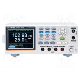 1 pcs x GW INSTEK - GOM-805 - Milli-ohm meter, LCD TFT 3,5', 320x240, -50÷399.9°C, Test: diodes
