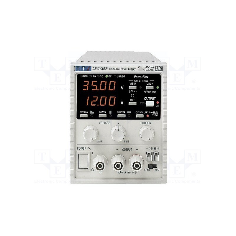 1 pcs x AIM-TTI - CPX400SA - Power supply: laboratory, switched-mode,single-channel, 0÷60VDC