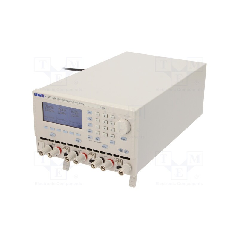 1 pcs x AIM-TTI - MX100T - Power supply: programmable laboratory, Ch: 3, 0÷35VDC, 0÷6A, 0÷3A