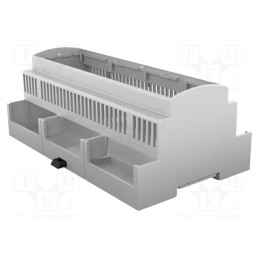 1 pcs x ITALTRONIC - 25.0902000.BL - Enclosure: for DIN rail mounting, Y: 91mm, X: 160.2mm, Z: 62mm, grey