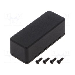 1 pcs x HAMMOND - 1550ABK - Enclosure: multipurpose, X: 35mm, Y: 89mm, Z: 30mm, 1550, aluminium