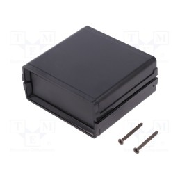 1 pcs x TEKO - MC11.9 - Enclosure: with panel, MINI CAB, X: 80mm, Y: 85mm, Z: 36mm, black