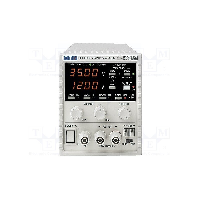 1 pcs x AIM-TTI - CPX400SP - Power supply: programmable laboratory, Ch: 1, 0÷60VDC, 0÷20A, 10mV
