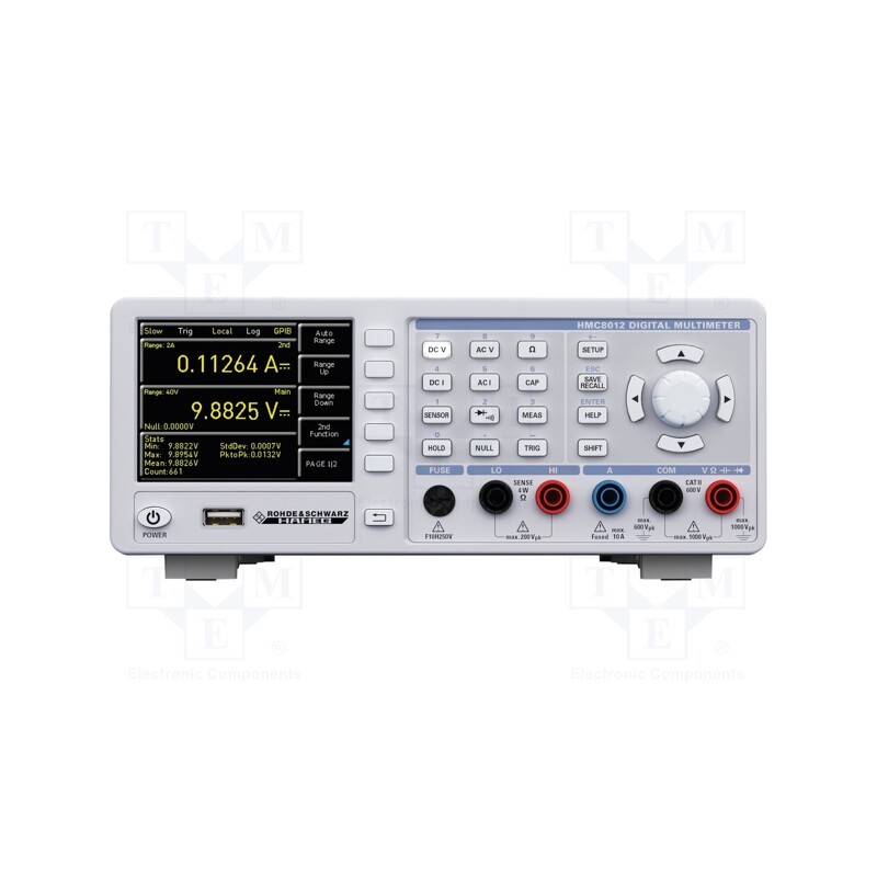 1 pcs x ROHDE & SCHWARZ - HMC8012 - Benchtop multimeter, LCD TFT, Sampling: 200x/s, Plug: EU