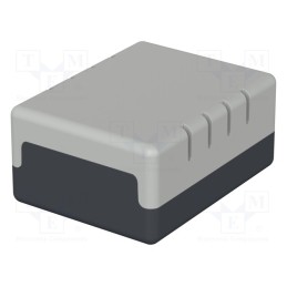 1 pcs x BOPLA - E 406 VL - Enclosure: multipurpose, X: 50mm, Y: 65mm, Z: 30mm, vented, black