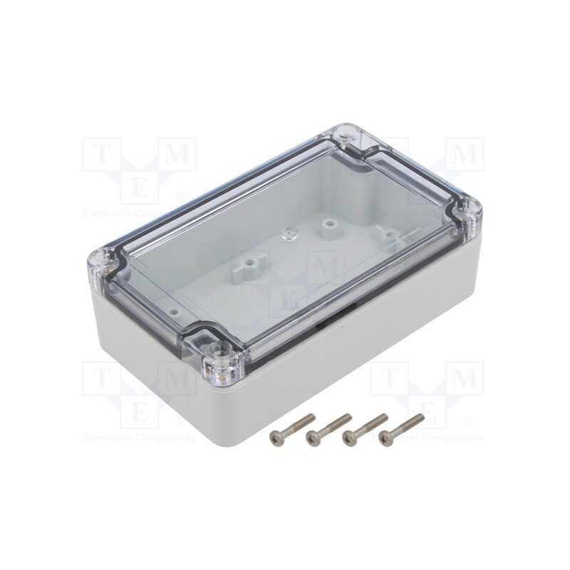 1 pcs x KRADEX - ZP125.75.37SJP TM PC - Enclosure: multipurpose, X: 75mm, Y: 125mm, Z: 37mm, ZP, light grey