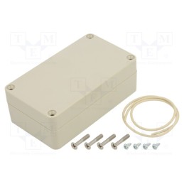 1 pcs x HAMMOND - RZ0304 - Enclosure: multipurpose, X: 65mm, Y: 115mm, Z: 40mm, Ritec, ABS, beige