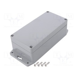 1 pcs x GAINTA - G368MF-IP67 - Enclosure: multipurpose, X: 80mm, Y: 160mm, Z: 55mm, ABS, dark grey