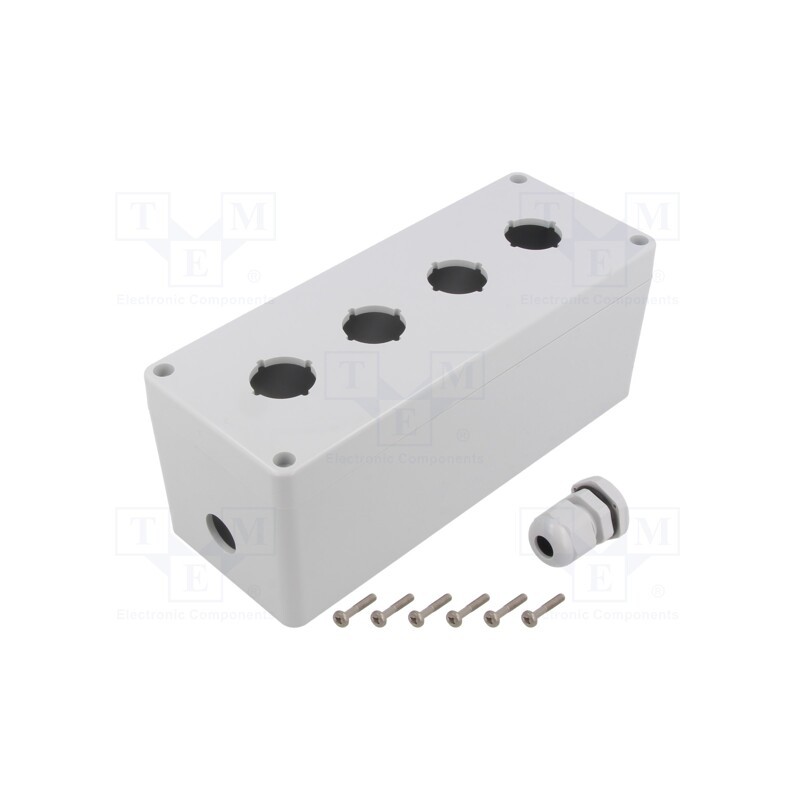 1 pcs x KRADEX - ZEB190.75.75-4 - Enclosure: for remote controller, X: 75mm, Y: 190mm, Z: 75mm