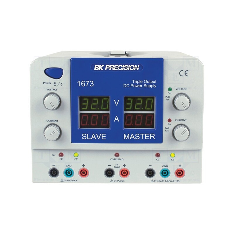 1 pcs x B&K PRECISION - BK1673 - Power supply: laboratory, adjustable,multi-channel, 32VDC, 6A