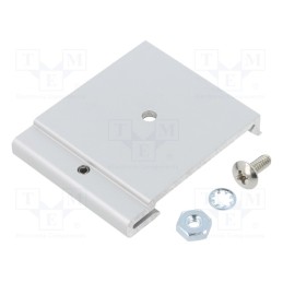 1 pcs x HAMMOND - 1427DIN42M - DIN rail mounting bracket, aluminium, 42mm, Rail: TS35