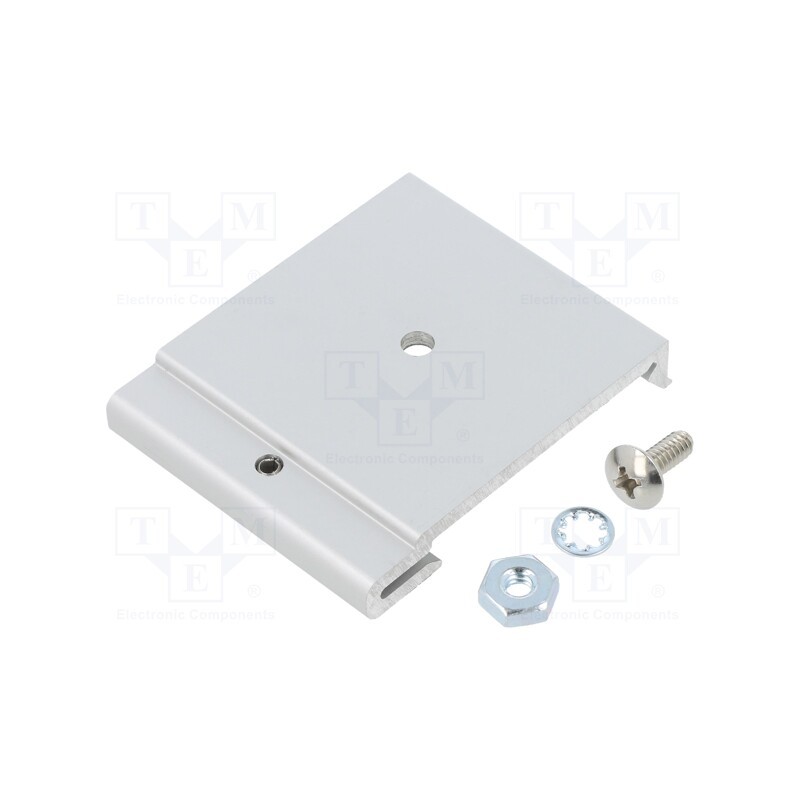 1 pcs x HAMMOND - 1427DIN42M - DIN rail mounting bracket, aluminium, 42mm, Rail: TS35