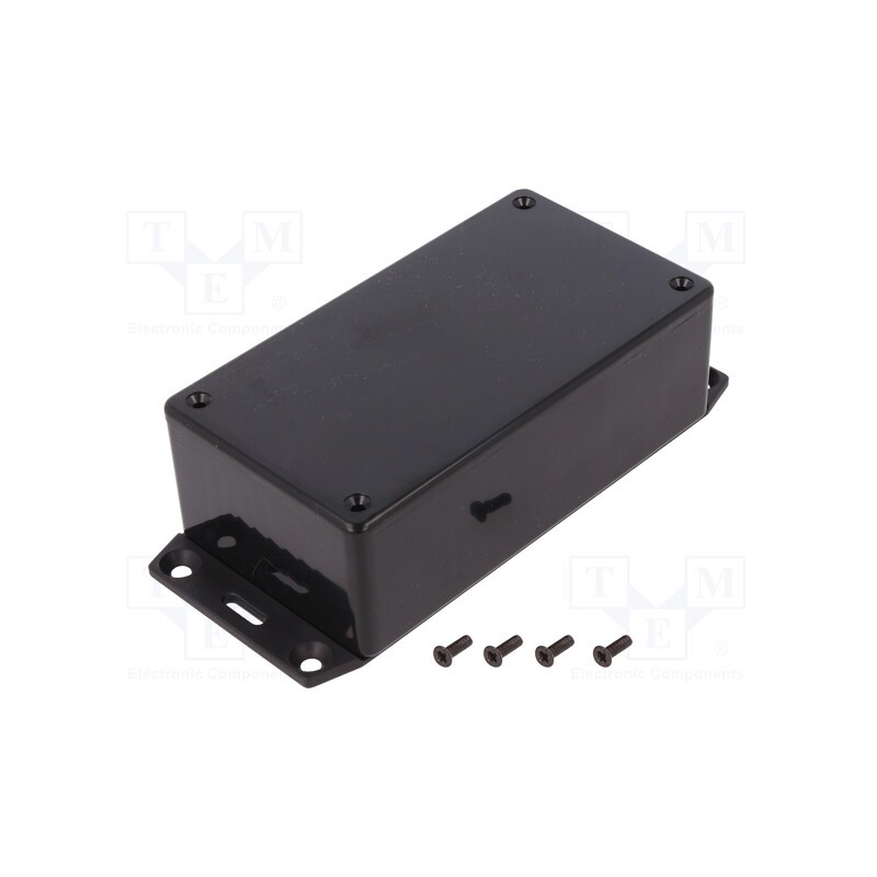 1 pcs x HAMMOND - 1591CF2BK - Enclosure: multipurpose, X: 65mm, Y: 120mm, Z: 40mm, 1591, ABS, black