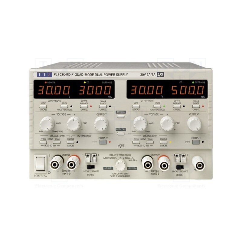 1 pcs x AIM-TTI - PL303QMD-P - Power supply: programmable laboratory, Ch: 2, 0÷30VDC, 0÷3A, 0÷3A