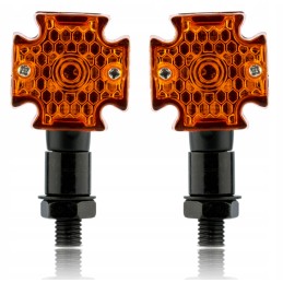 Harley davidson bobber custom turn signal cross