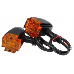 Harley davidson bobber custom turn signal cross