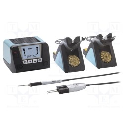 1 pcs x WELLER - T0053445399 - Soldering station, Station power: 150W, 100÷450°C, ESD, Ch: 2, WT