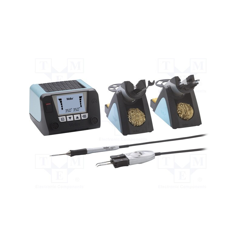 1 pcs x WELLER - T0053445399 - Soldering station, Station power: 150W, 100÷450°C, ESD, Ch: 2, WT