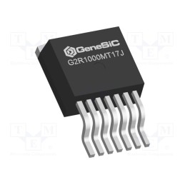 1 pcs x GeneSiC SEMICONDUCTOR - G2R1000MT17J - Transistor: N-MOSFET, SiC, unipolar, 1.7kV, 4A, Idm: 8A, 54W, TO263-7