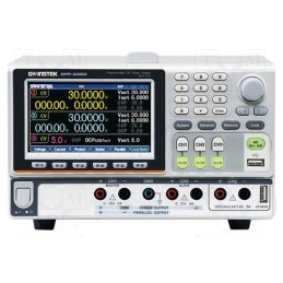 1 pcs x GW INSTEK - GPP-3060 - Power supply: programmable laboratory, Ch: 3, 0÷30VDC, 0÷6A, 0÷6A
