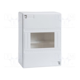1 pcs x SCHNEIDER ELECTRIC - 13396 - Enclosure: for modular components, IP30, white, No.of mod: 6, IK07