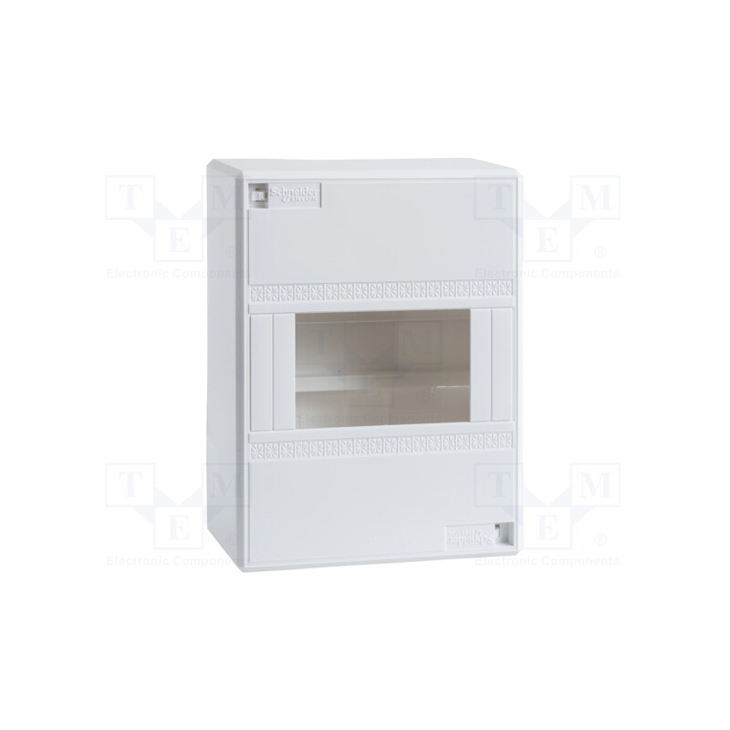 1 pcs x SCHNEIDER ELECTRIC - 13396 - Enclosure: for modular components, IP30, white, No.of mod: 6, IK07